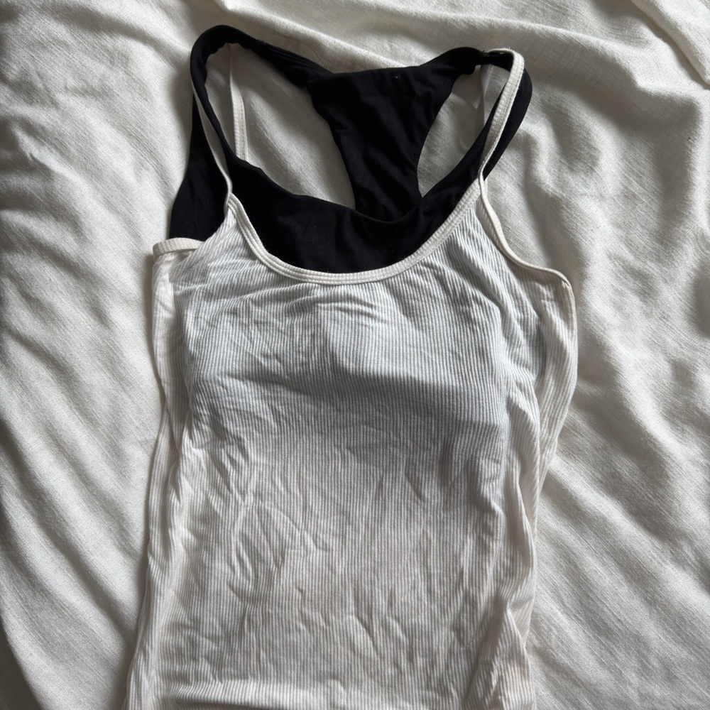 SET active layered tank bra